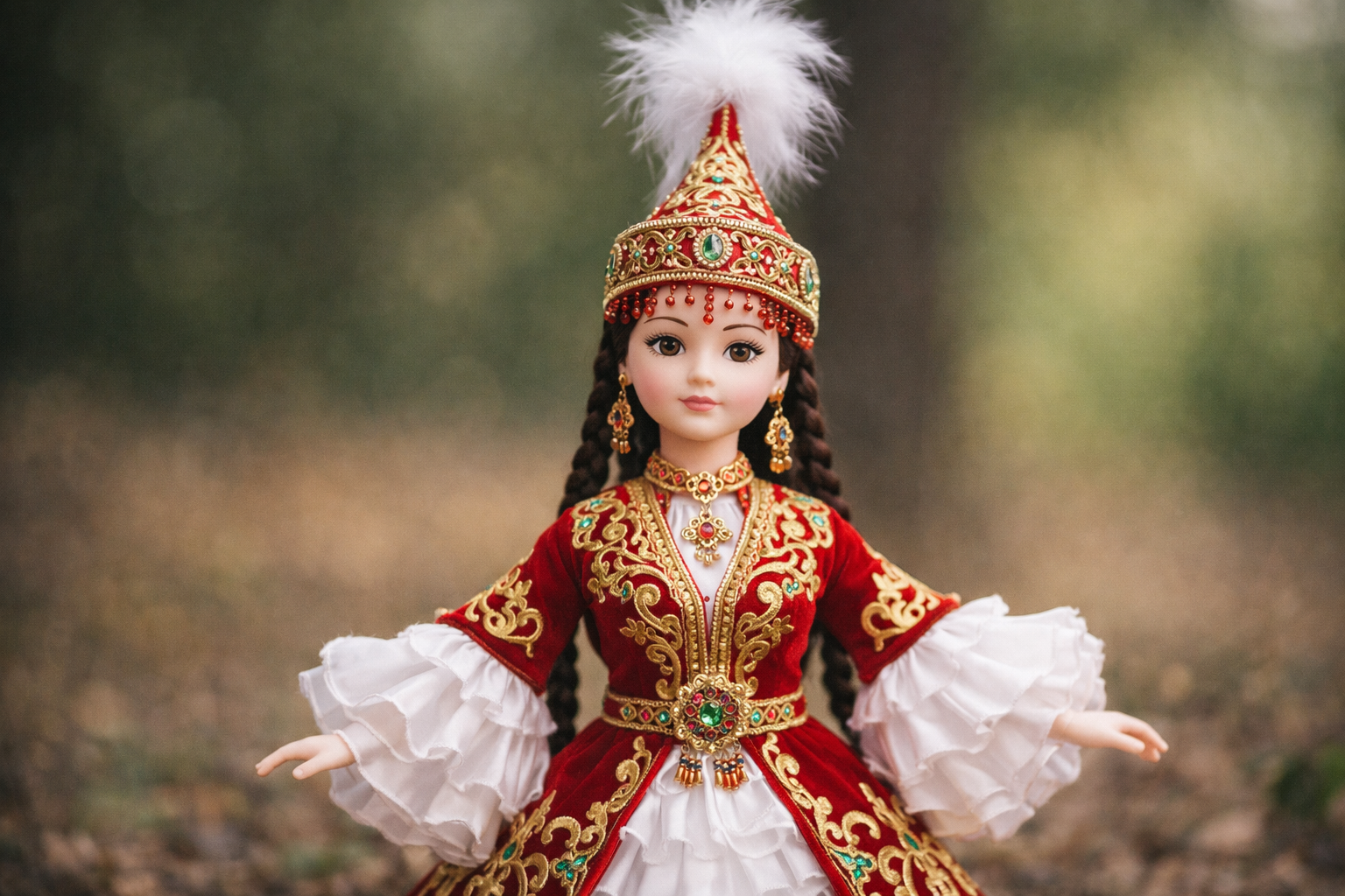 Казахские этнокуклы в России покорили сердца детей