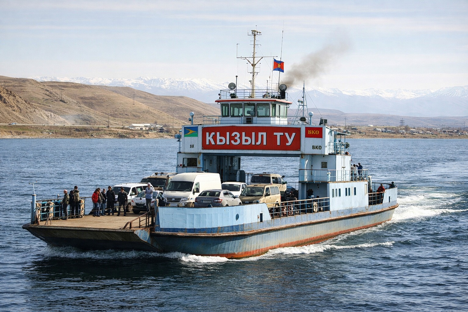 В ВКО паромная переправа «Кызыл ту» навсегда прекратила свою работу