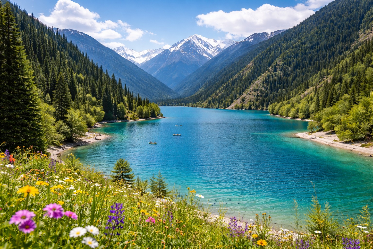 Казахстанцам запретили посещать озеро Иссык