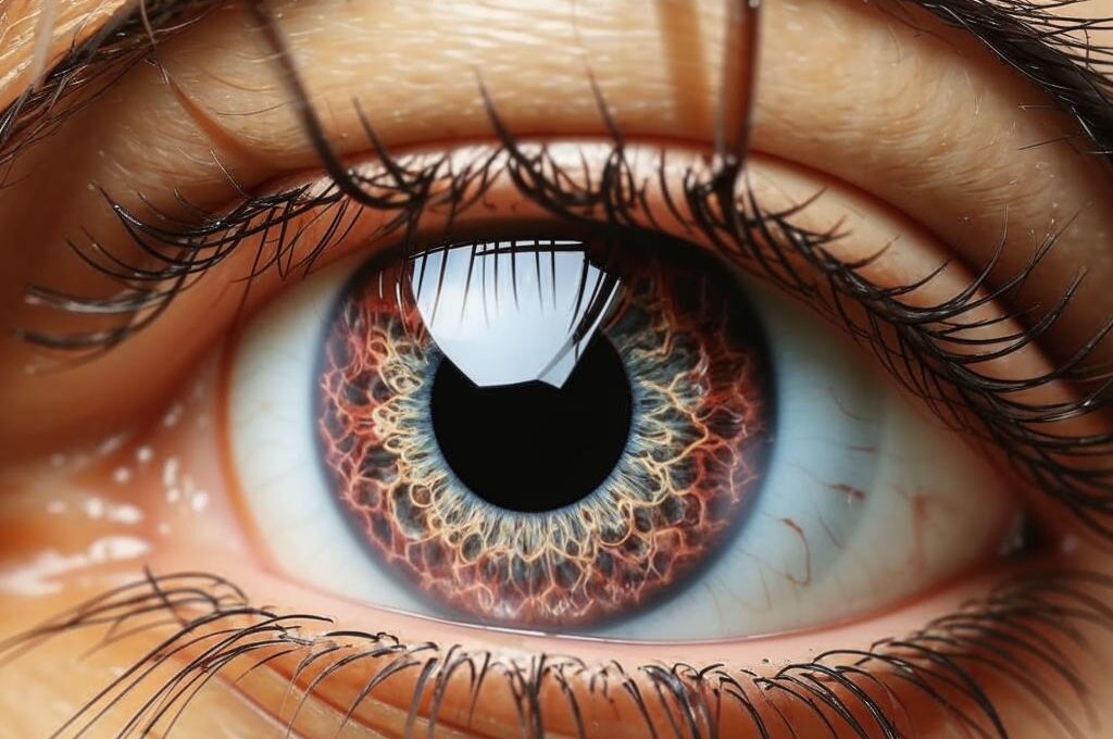 В Китае врачи нашли в глазу у женщины пять контактных линз