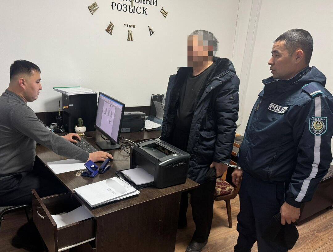 В Шымкенте задержали 60-летнего мужчину, который три года находился в розыске