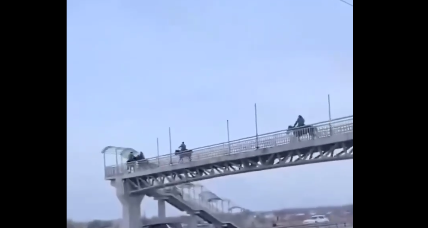 Кокпар на мосту? Видео с лошадьми на трассе Алматы-Хоргос появилось в Сети