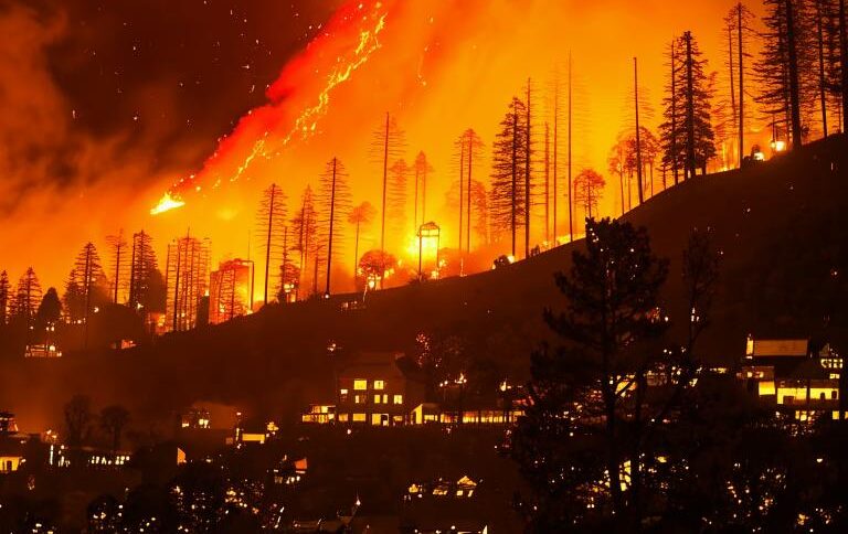 Раскрыта причина разрушительных пожаров в США
