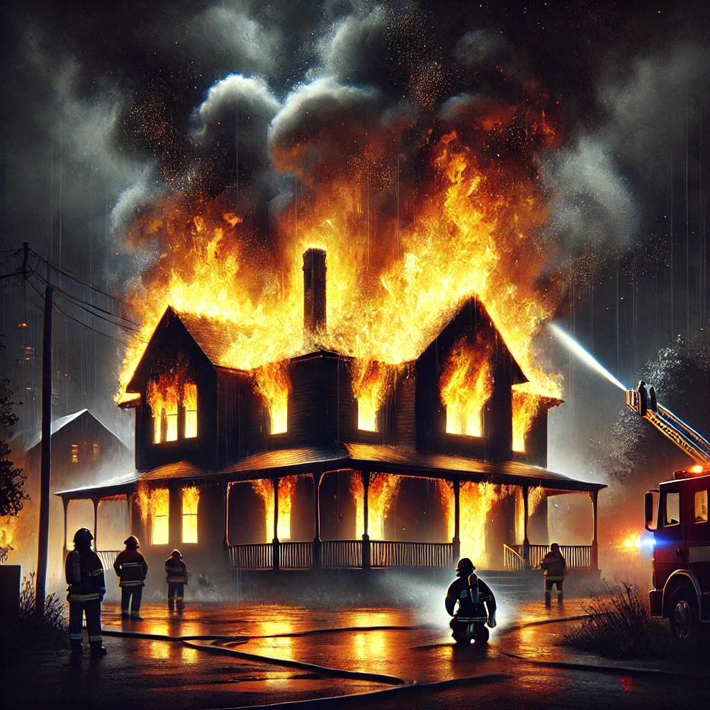 В Павлодарской области соседи вытащили из горящего дома двух пенсионеров