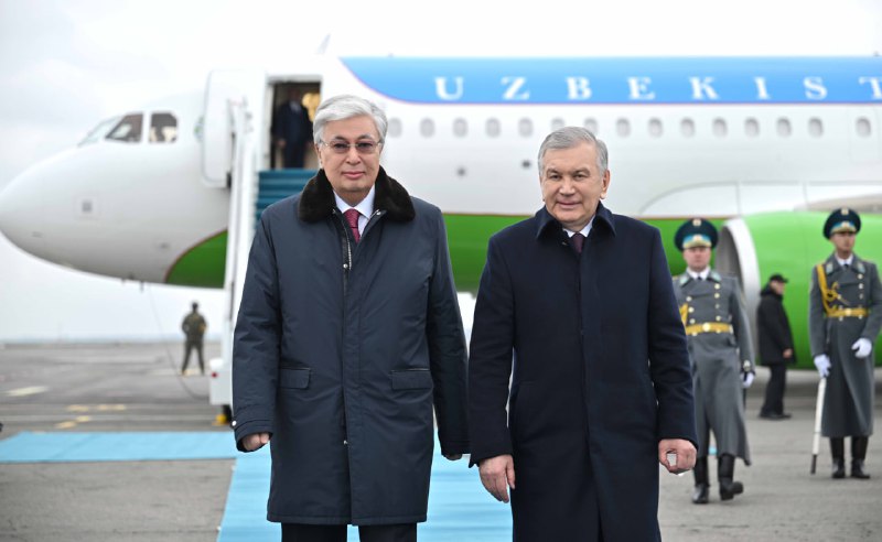 Президент Узбекистана прибыл с рабочим визитом в Казахстан