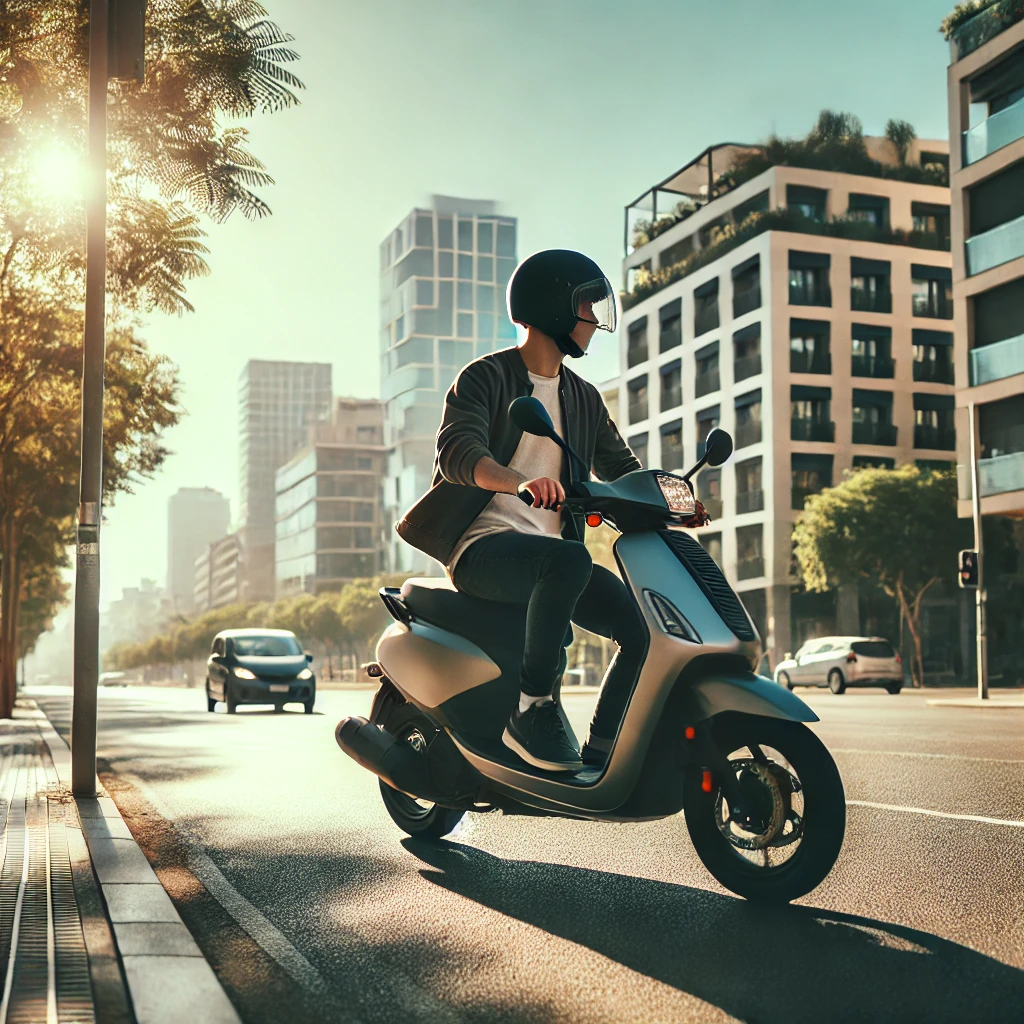 За нарушения правил на дорогах в Алматы оштрафовали мопедистов