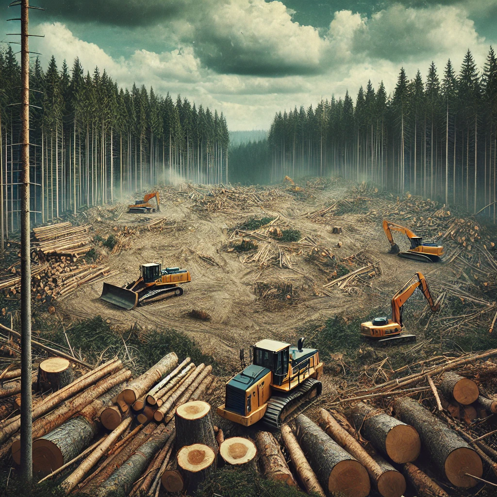 В Акмолинской области выявили незаконную вырубку леса