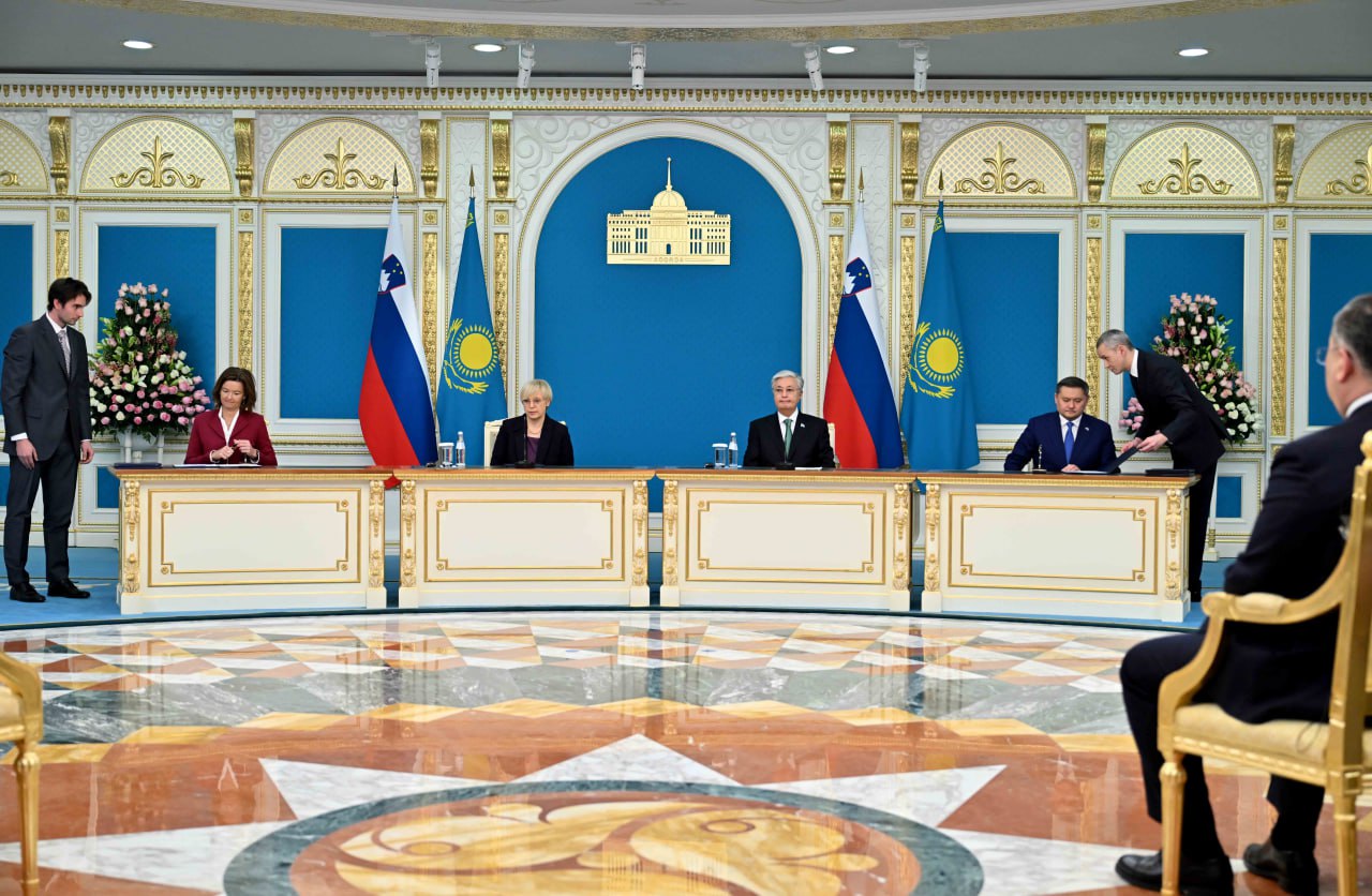 Какие документы подписали президенты Словении и Казахстана