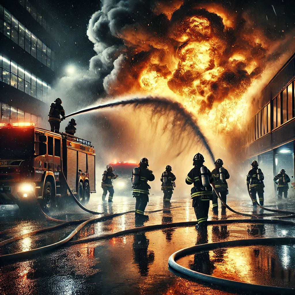 В банном комплексе Усть-Каменогорска произошел пожар