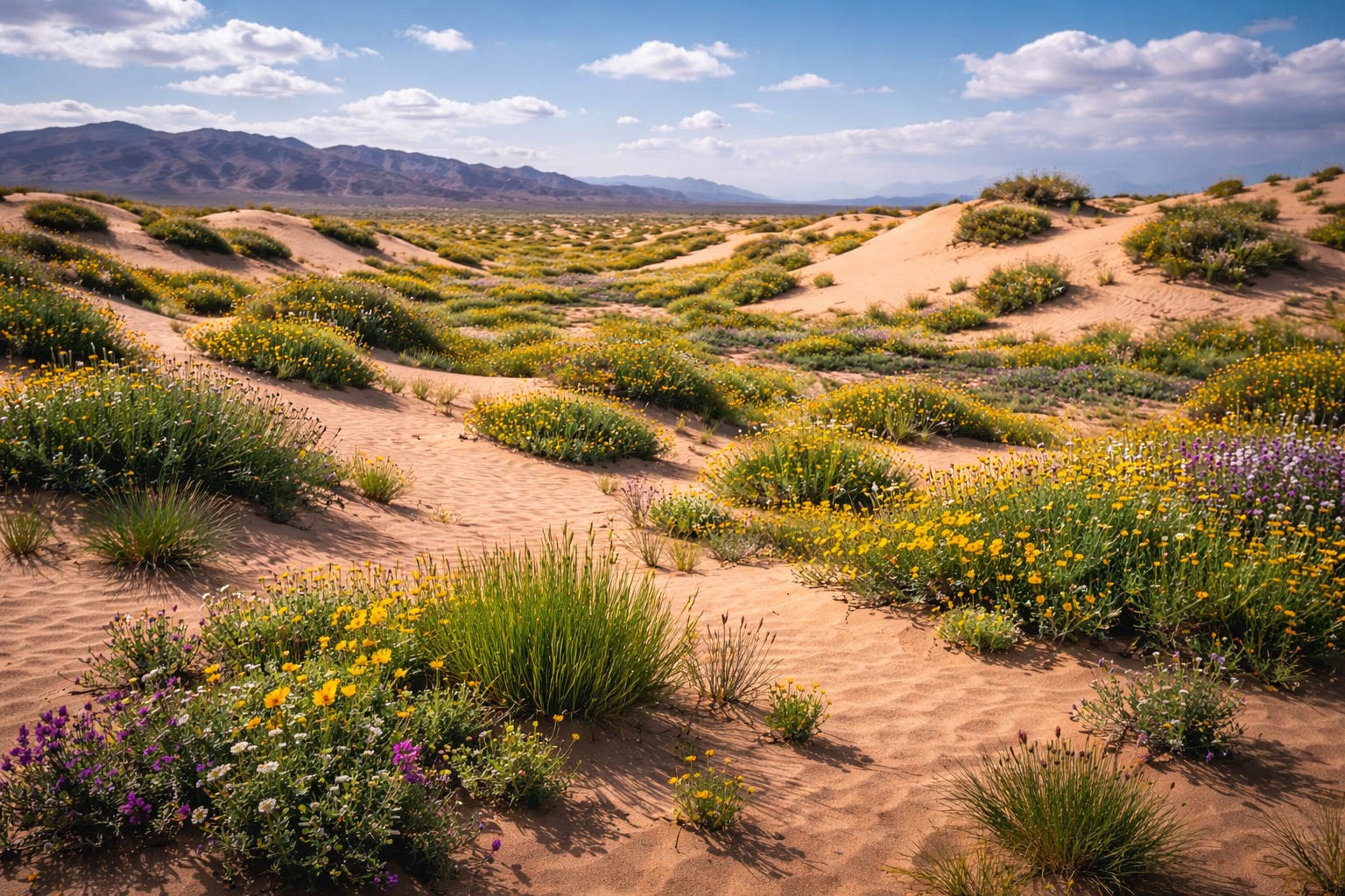 В Индии крупнейшая пустыня покрывается растениями