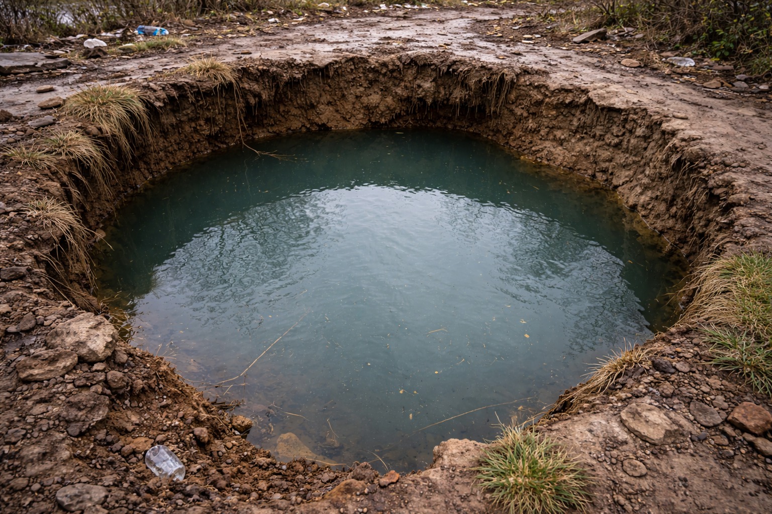 В Шымкенте ребёнок погиб после падения в заполненную водой яму
