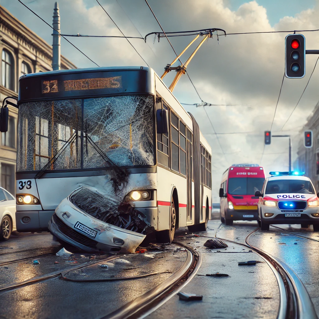 13 человек пострадали в результате столкновения автобуса с троллейбусом в Алматы