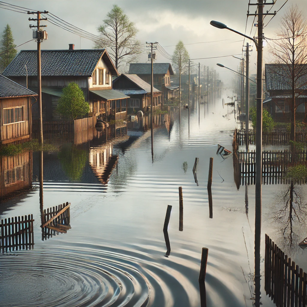 В СКО началась третья волна паводка 