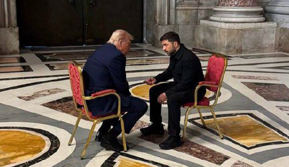 Зеленский о встрече с Трампом в Ватикане: очень символическая встреча