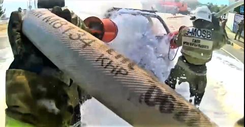 В Шымкенте потушили горящий автомобиль