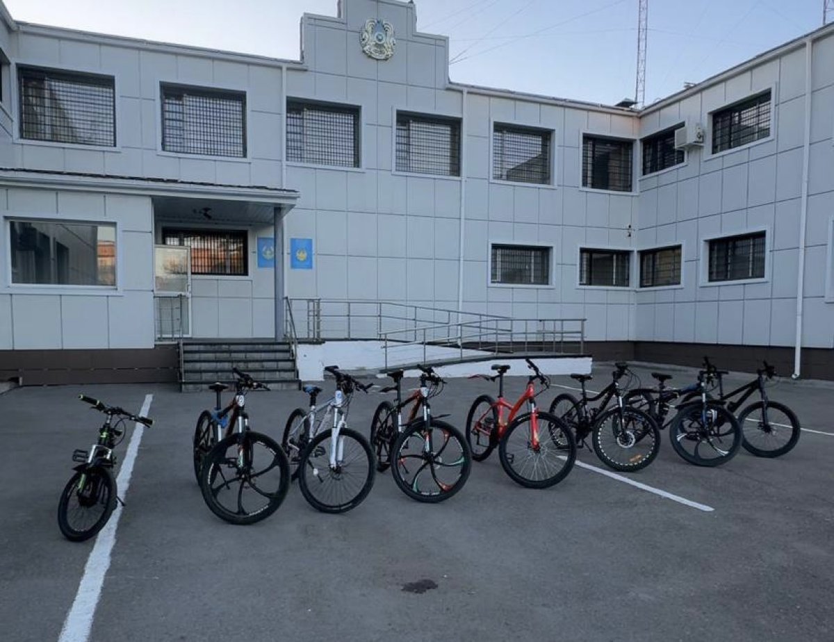 Костанайские полицейские раскрыли серию краж велосипедов