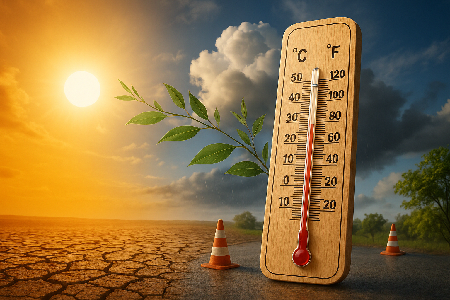 В северной половине Казахстана жара ослабнет к выходным