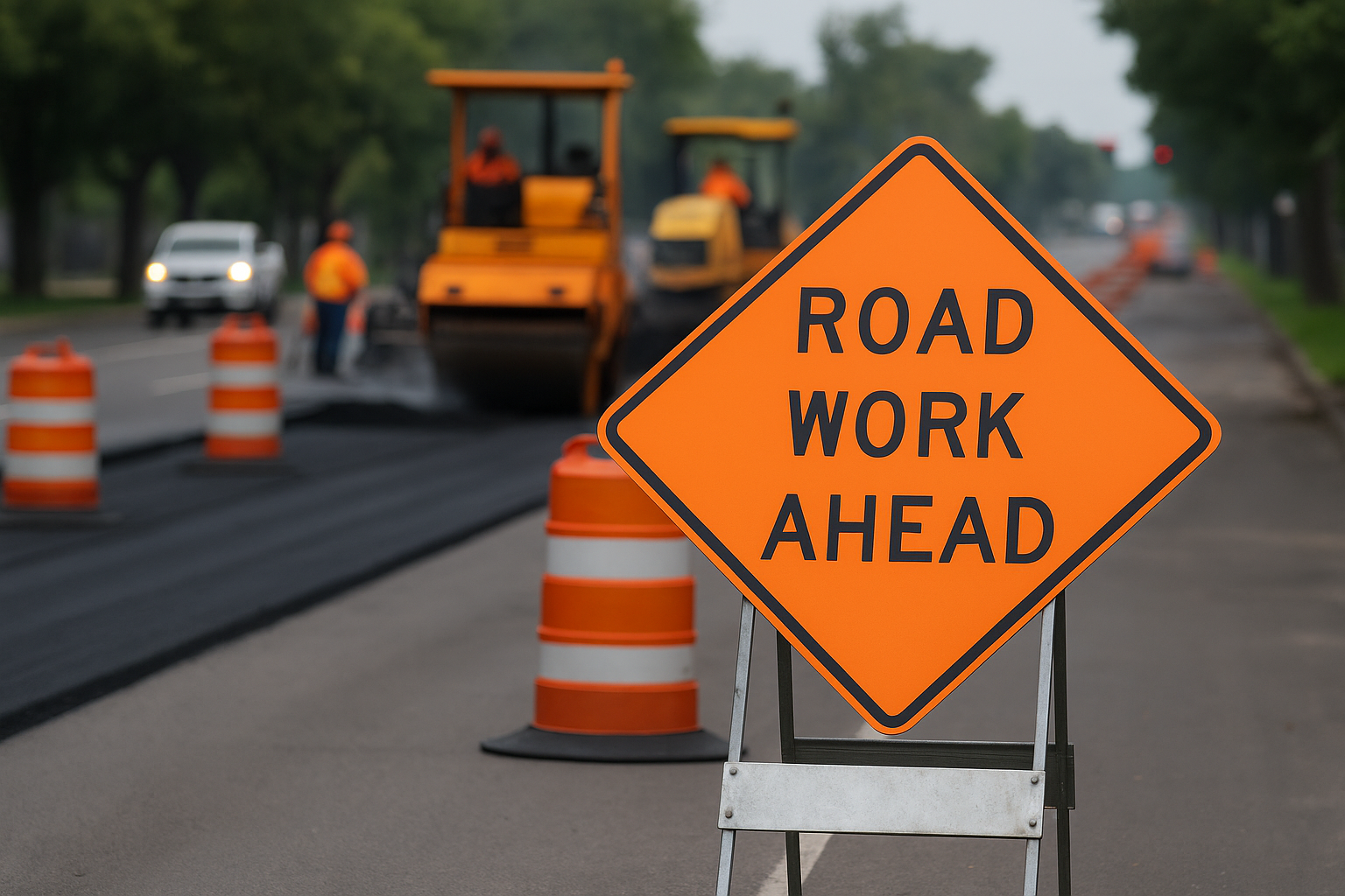 Ещё две улицы в Астане перекрыли на ремонт