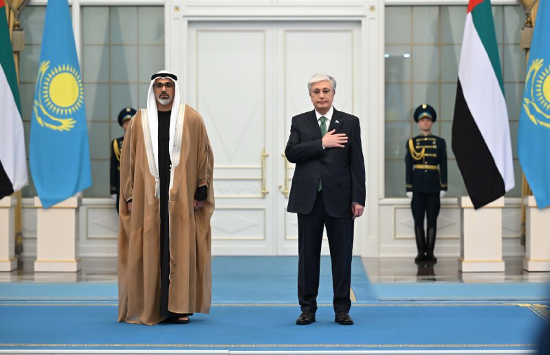 В Акорде состоялась торжественная церемония встречи Наследного принца Абу-Даби