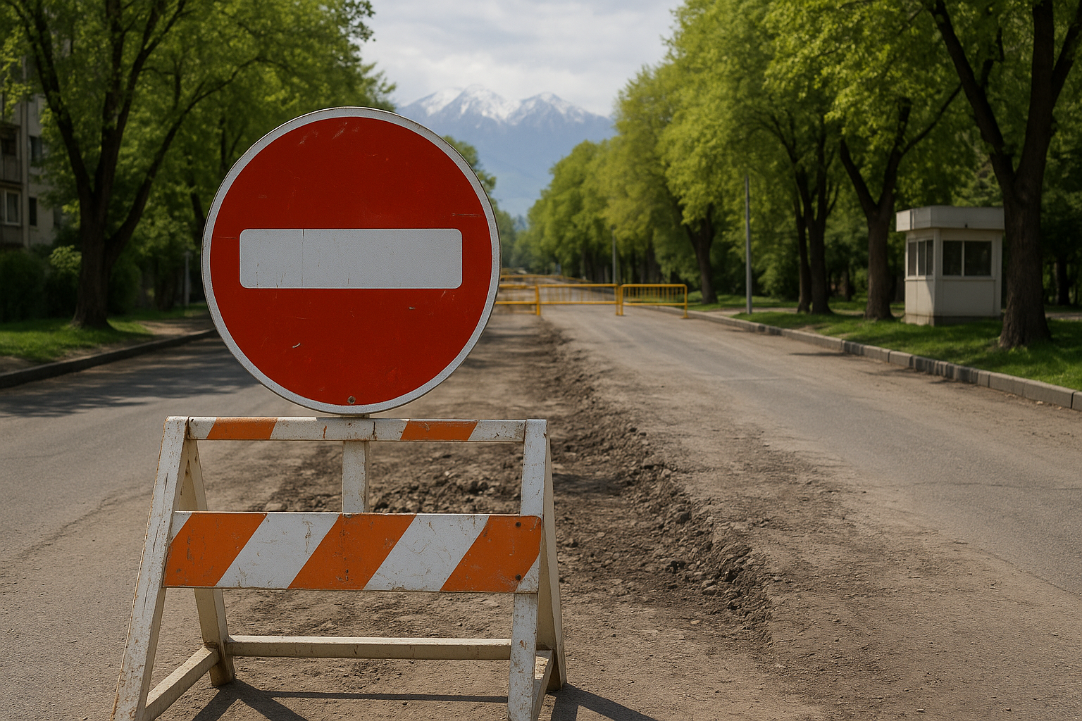 Какие улицы перекрыты в Алматы