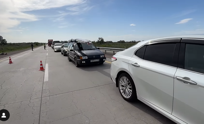 В Алматинской области начали сужать дороги ради безопасности