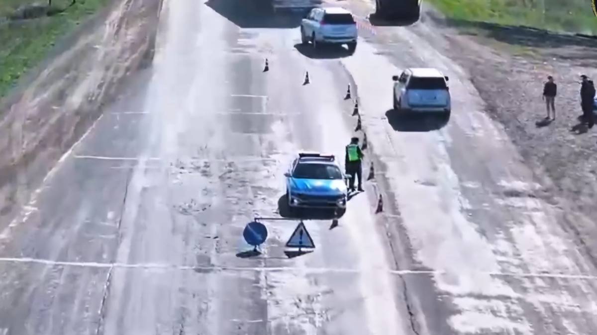 В Акмолинской области на аварийных участках сужают дороги