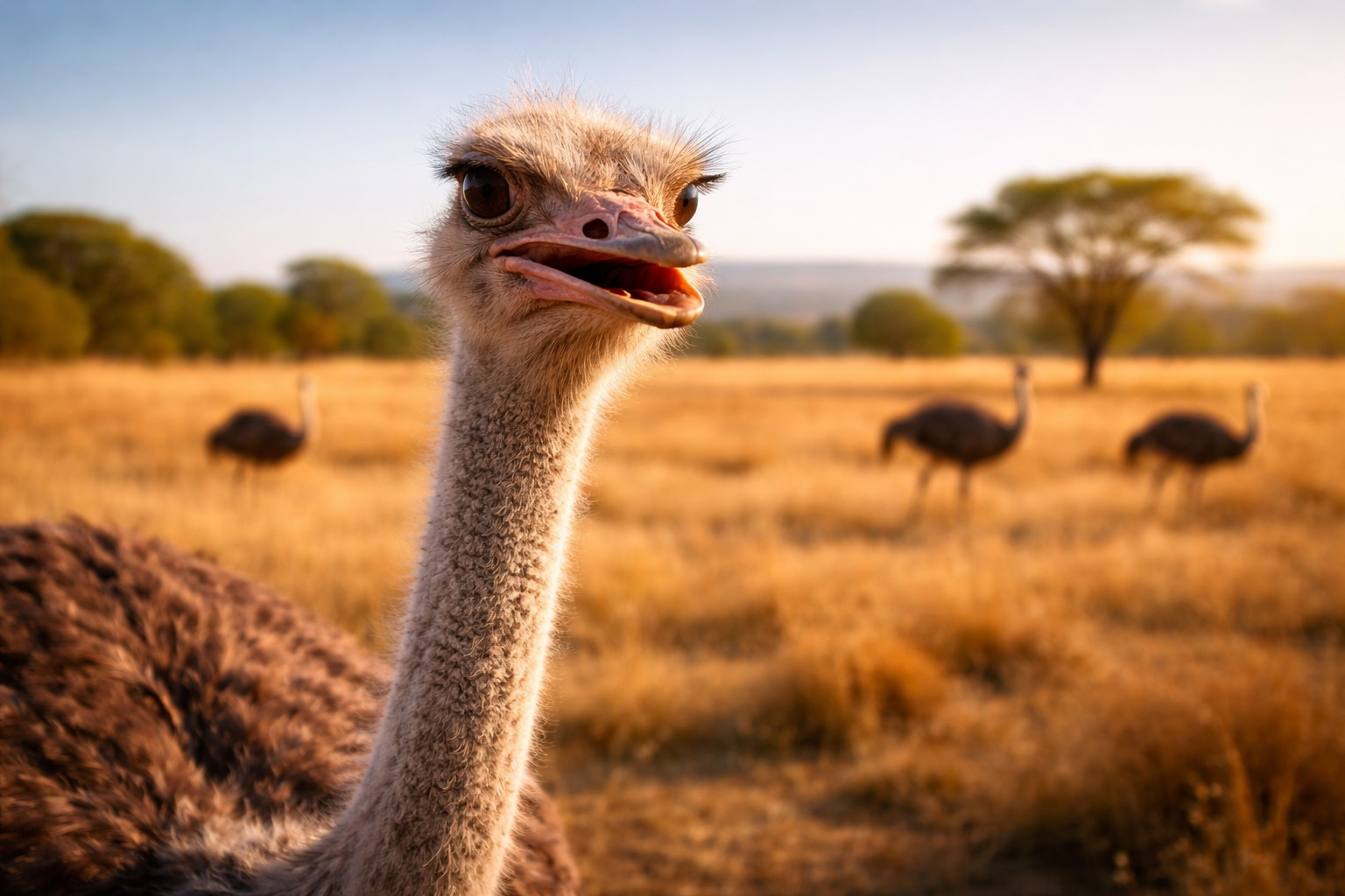 Казахстанец пнул страуса и попал на видео