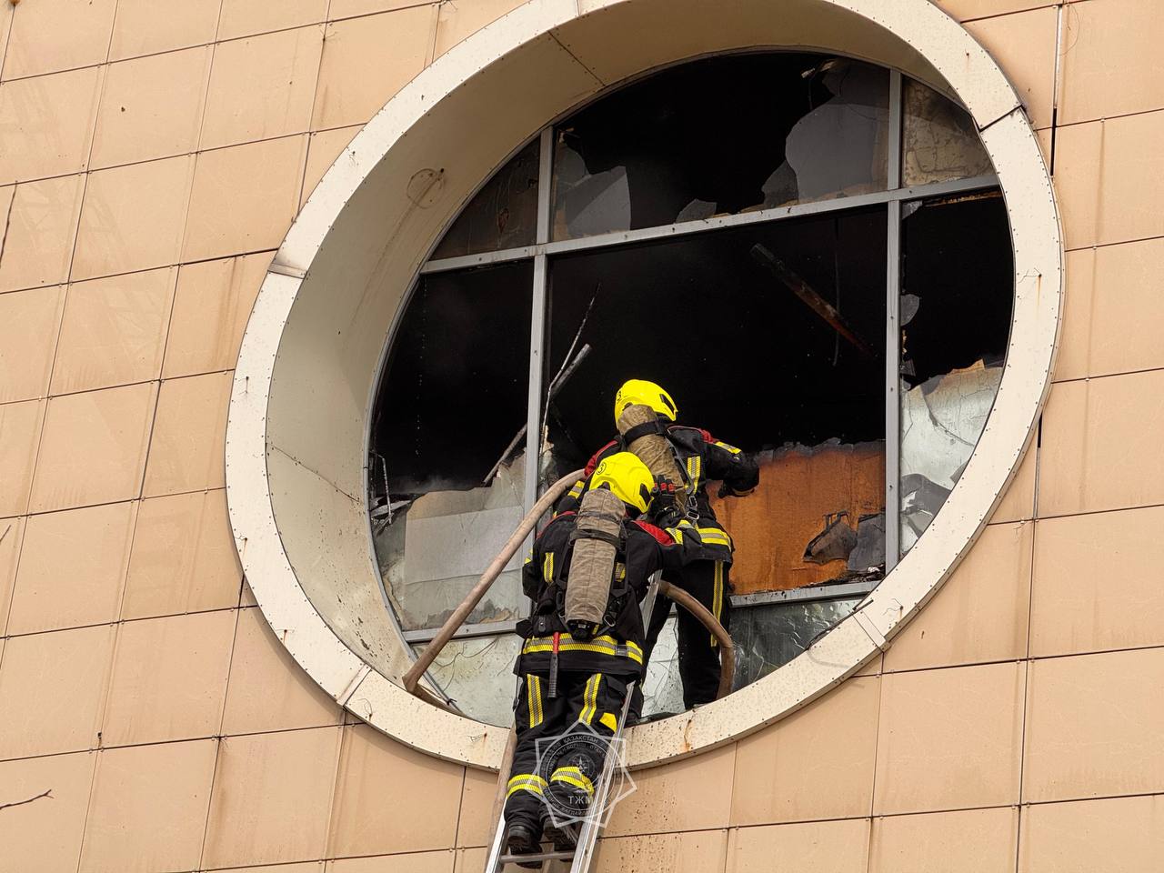 Крупный пожар локализован в Астане