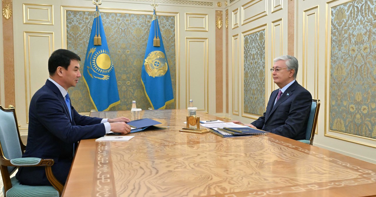 Токаев принял вновь назначенного акима города Алматы Дархана Сатыбалды