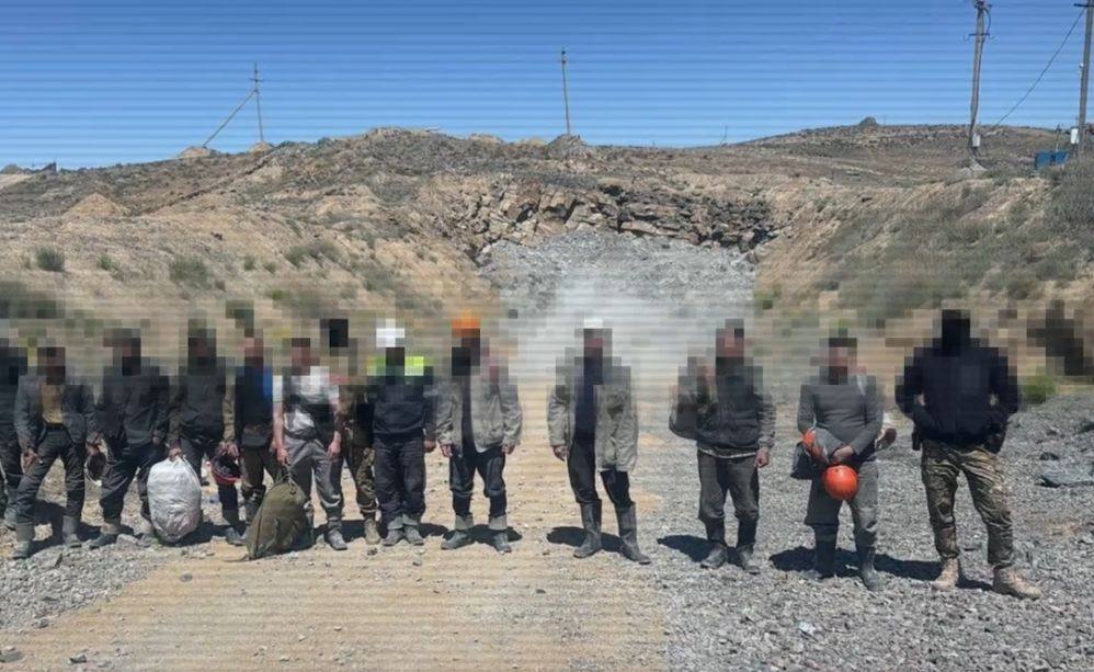В Жамбылской области задержана преступная группа, занимавшаяся незаконной добычей золота