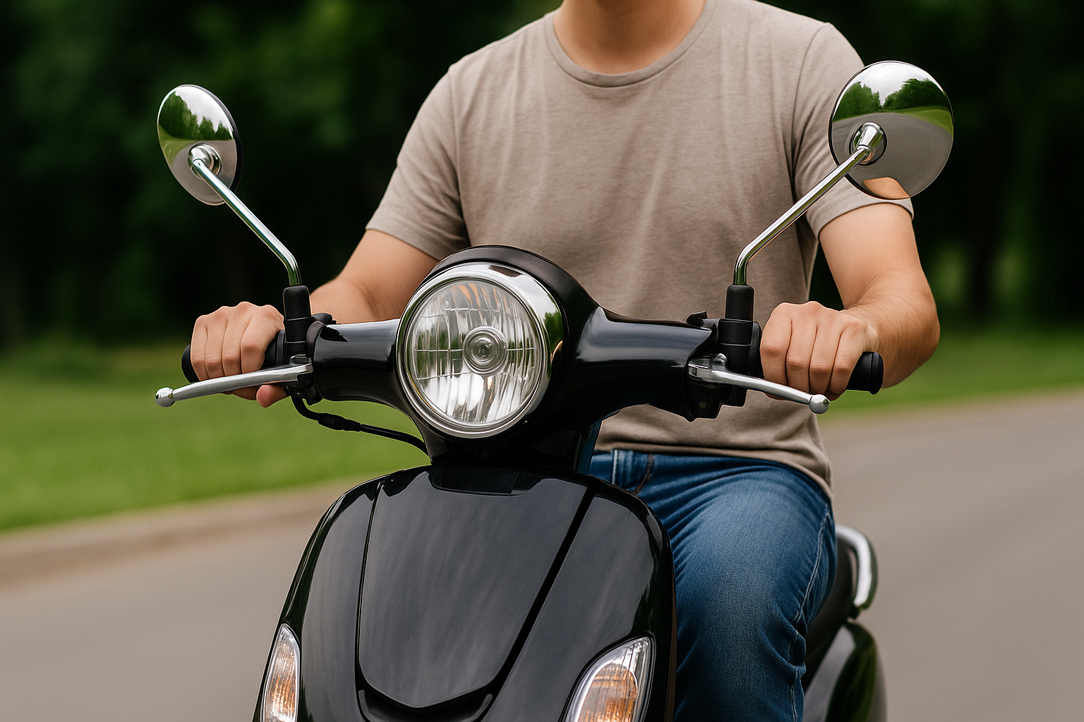 В Усть-Каменогорске водитель скутера на набережной сбил девочку