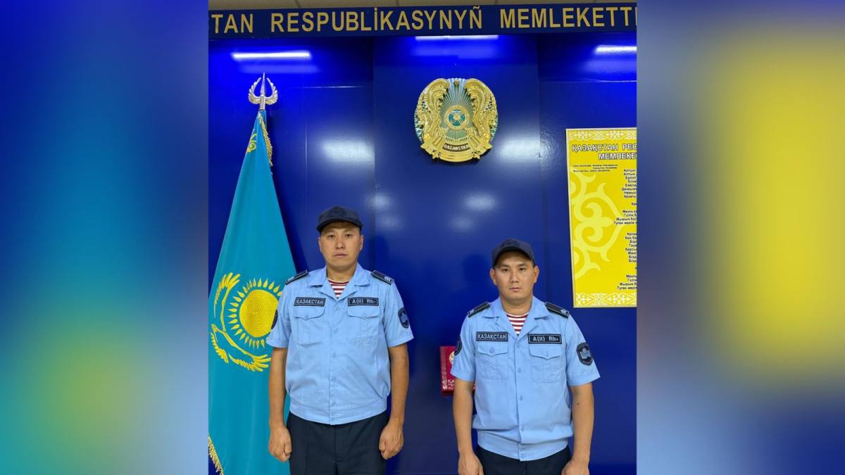 В Кызылорде сотрудники Национальной гвардии спасли мужчину, который тонул в реке