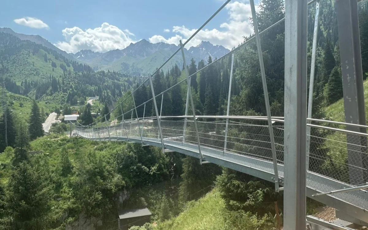 В горах Алматы появится новый пешеходный мост