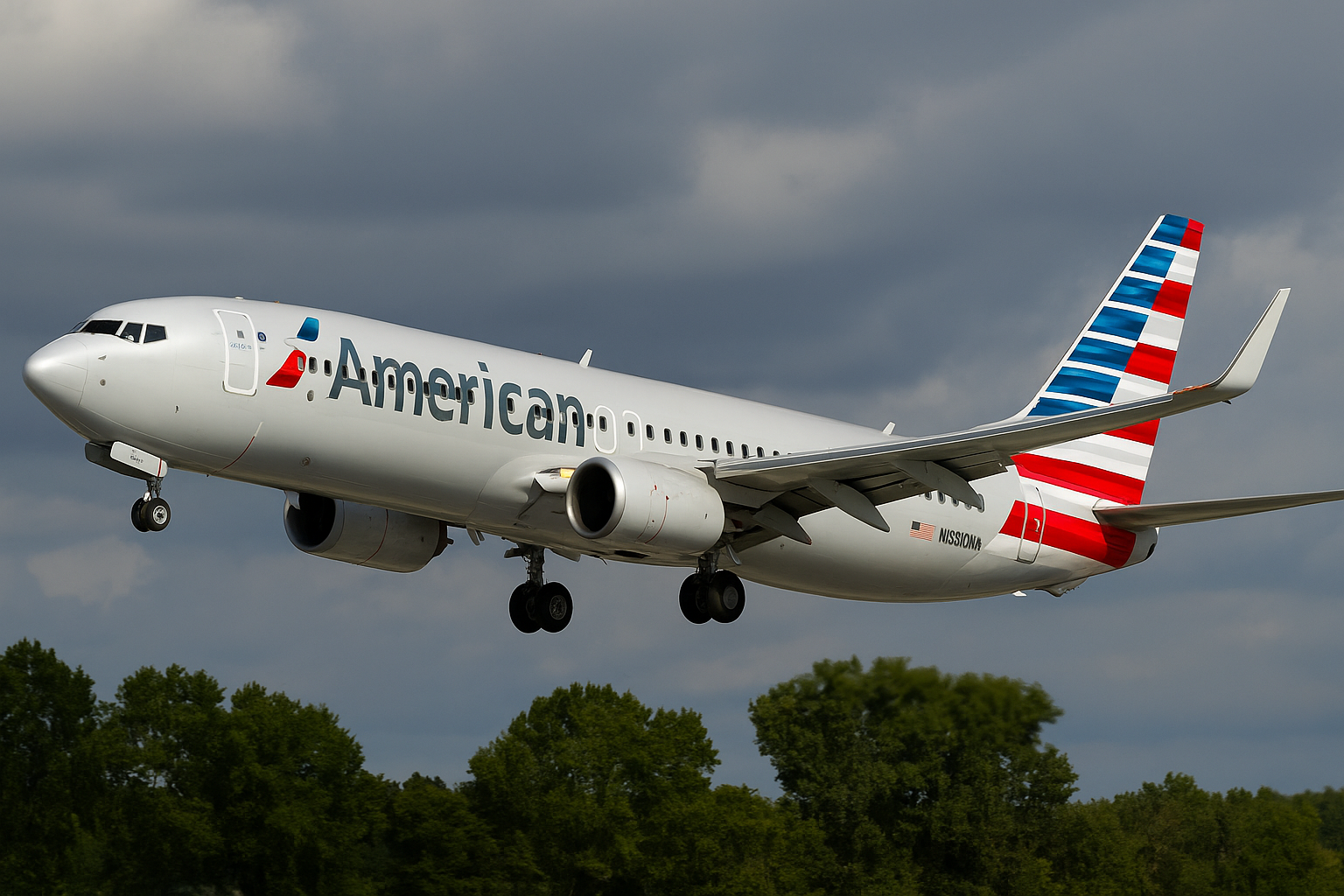 Во время полёта на борту самолёта American Airlines произошло задымление