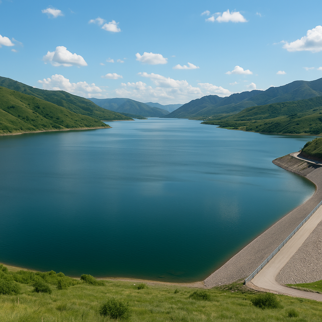 В Туркестанской области строят новые водохранилища