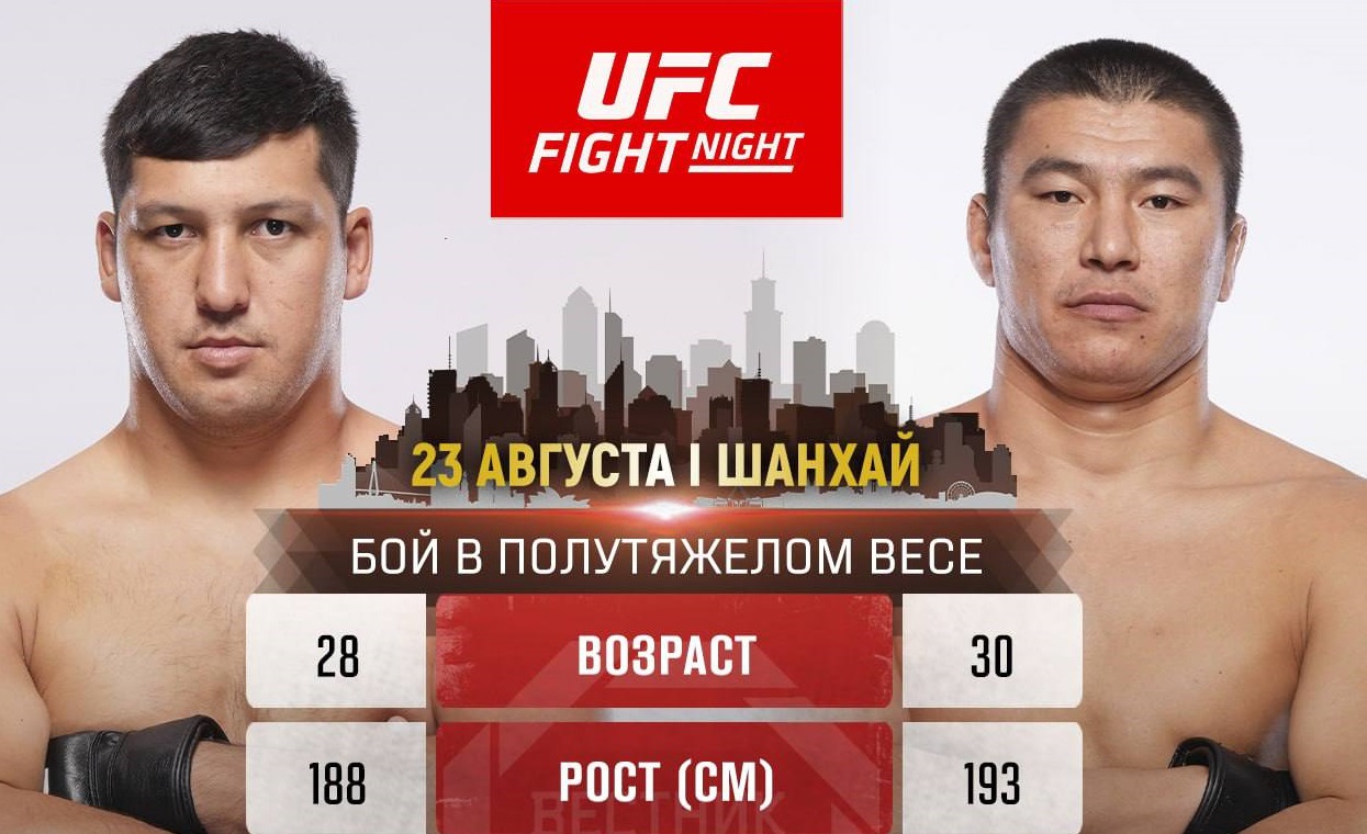 Казах с кыргызом впервые подерутся в UFC