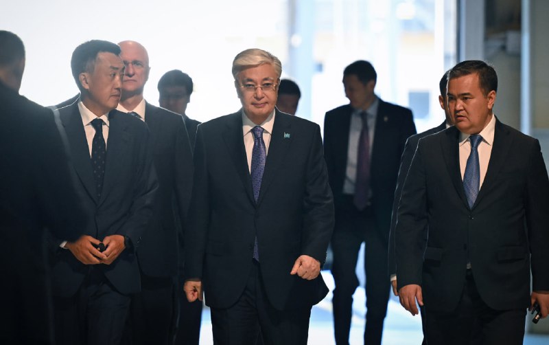 Глава государства ознакомился с деятельностью первой очереди ТЭЦ-3 Астаны