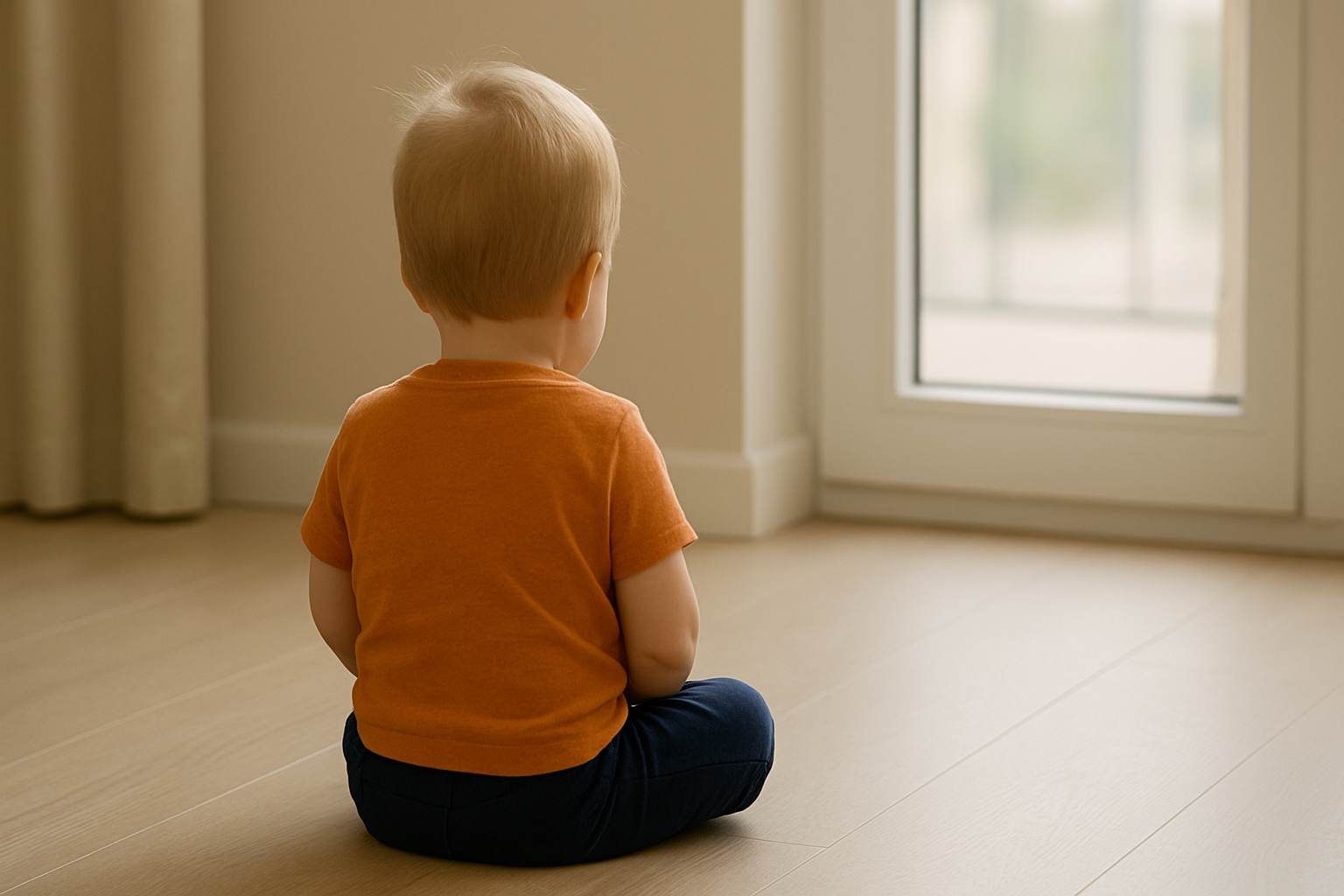 В Лисаковске двухлетний ребенок оказался один в запертой квартире