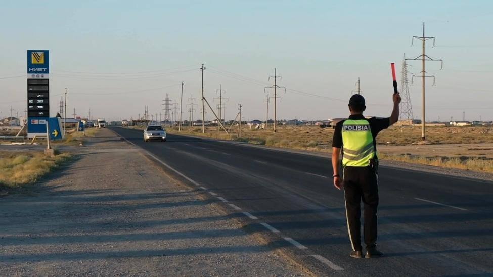 Дроны фиксируют нарушения на трассах в Атырау