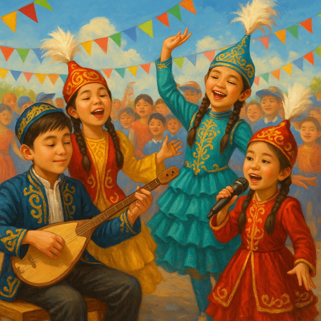 Детское творчество в Казахстане продолжает развиваться благодаря конкурсам