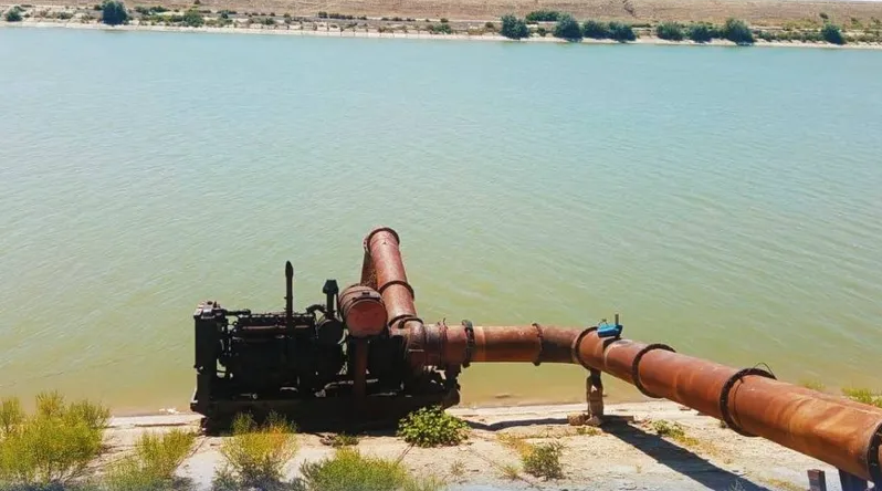 Девять незаконных насосных установок обнаружили на реке Сырдарье