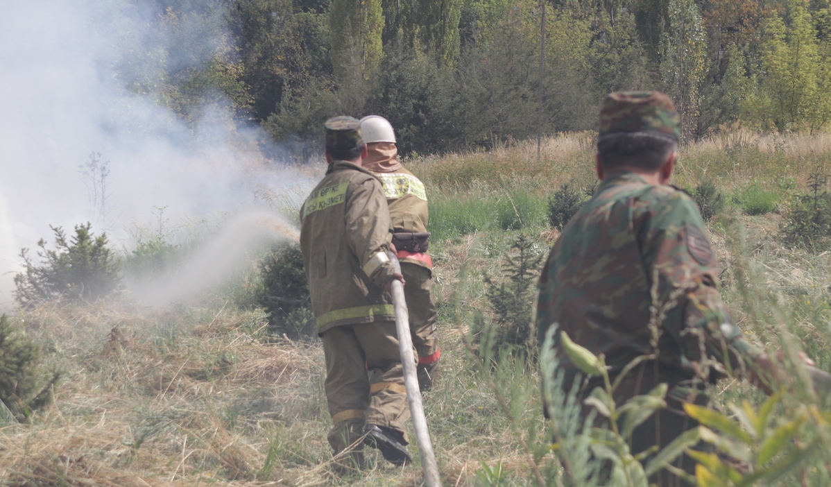 В Алматы из-за жары установили пятый класс пожарной опасности