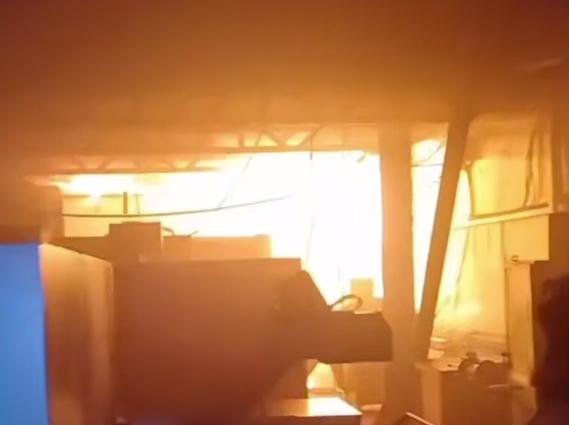 Цех горел в Таразе