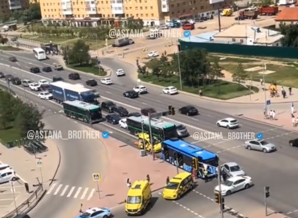 В столице случилось очередное ДТП с автобусом