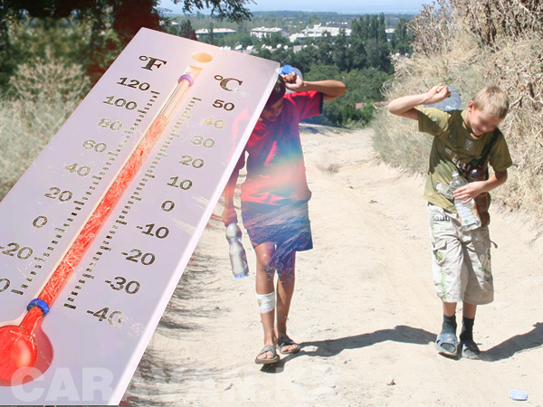 О сильной жаре предупредили казахстанцев