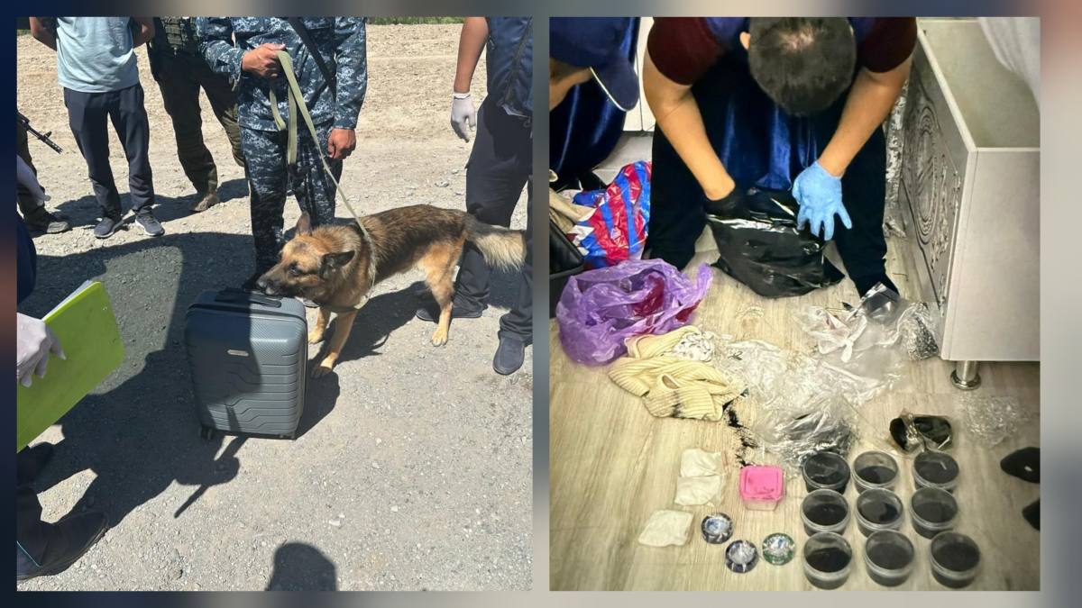 В Кызылорде полицейские изъяли почти 1,5 килограмма мефедрона