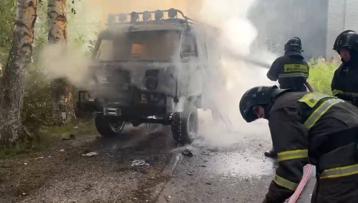 Автопожар произошел в ВКО