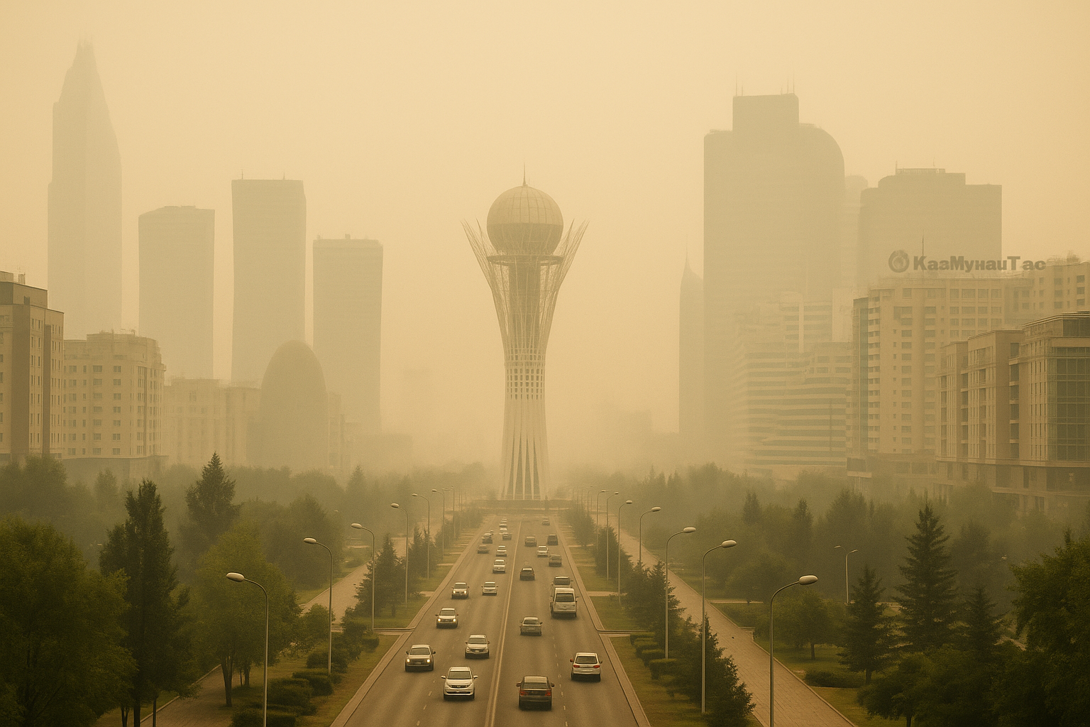 Жителей четырех городов предупредил об опасности "Казгидромет"