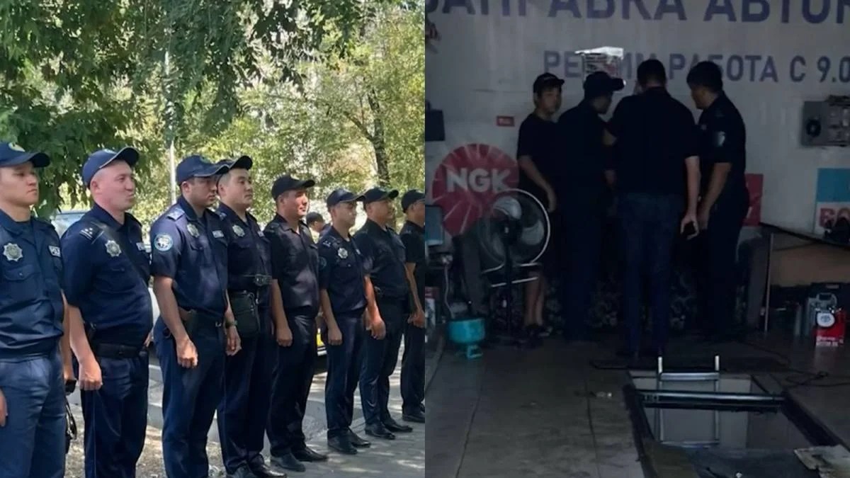 В Алматы во время проверки рынка автозапчастей Car City задержали 39 человек