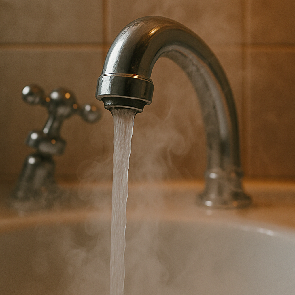 Без горячей воды осталась центральная часть Уральска